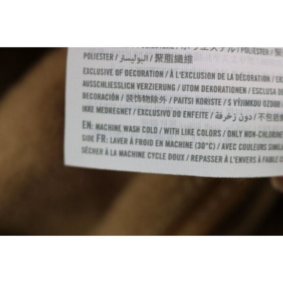 Abercrombie & Fitch Asymmetrical Snap-Up Fleece Sweatshirt-Size Medium - Picture 12 of 15